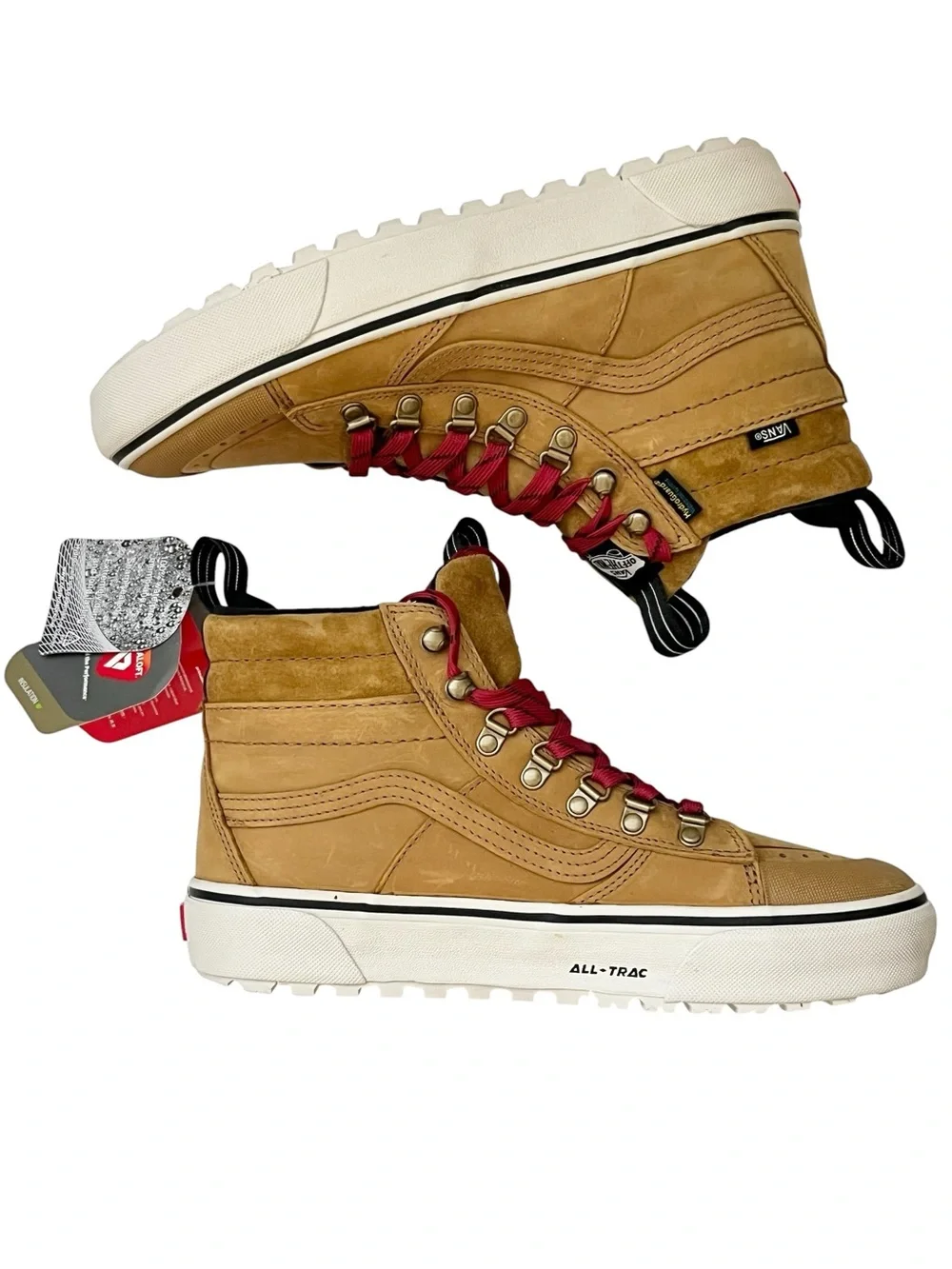 Vans MTE waterproof leather sneakers camel insulated for cold NEW 9.5